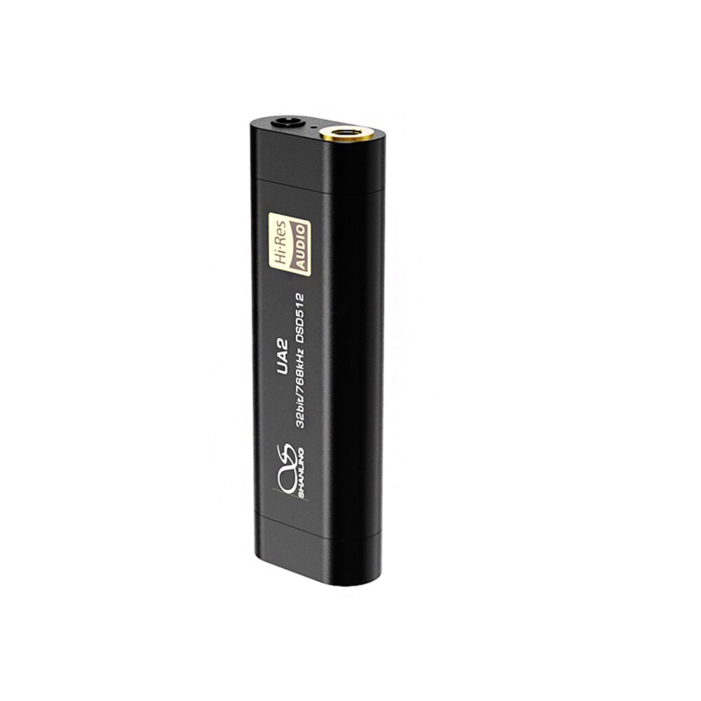 Shanling UA2 휴대용 USB DAC 케이블 AMP 오디오 증폭기 유형 C 2.5/3.5mm 출력 호환 iOS 안드로이드 PCM768 DSD512